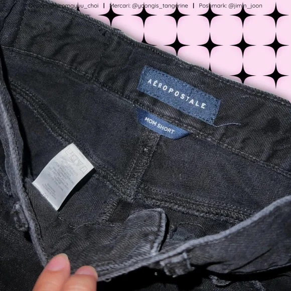 Black Aeropostale denim shorts 🖤 - Picture 2 of 3
